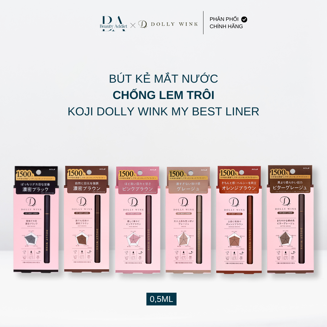 Bút kẻ mắt nước Koji Dolly Wink My Best Liner - Beauty Addict