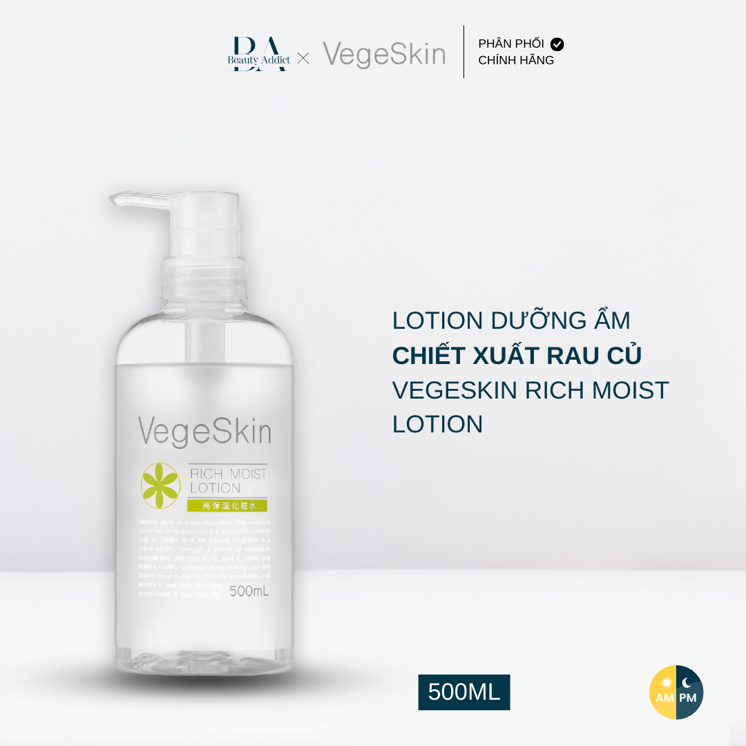 Sữa dưỡng ẩm rau củ VegeSkin Rich Moist Lotion