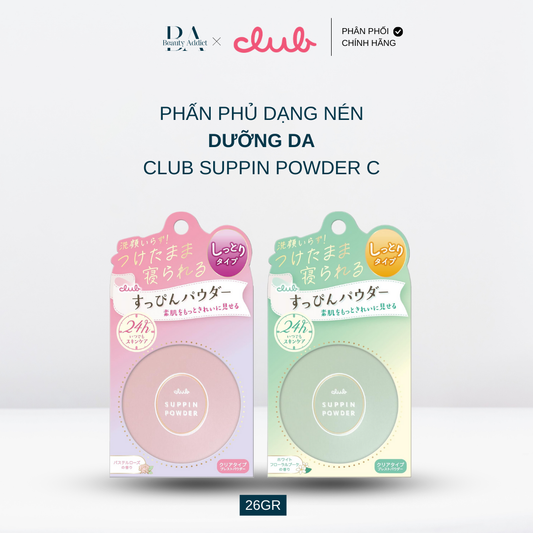 Phấn Phủ Dạng Nén Dưỡng Da Suppin Powder C - Beauty Addict