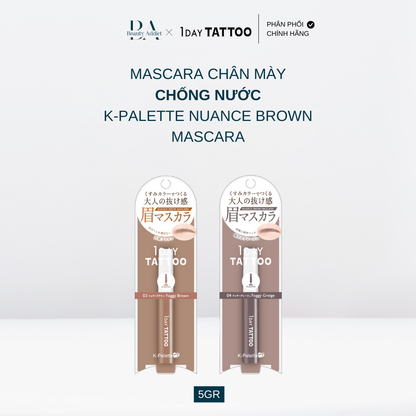 Mascara chân mày K-Palette Nuance Brown Mascara - Beauty Addict