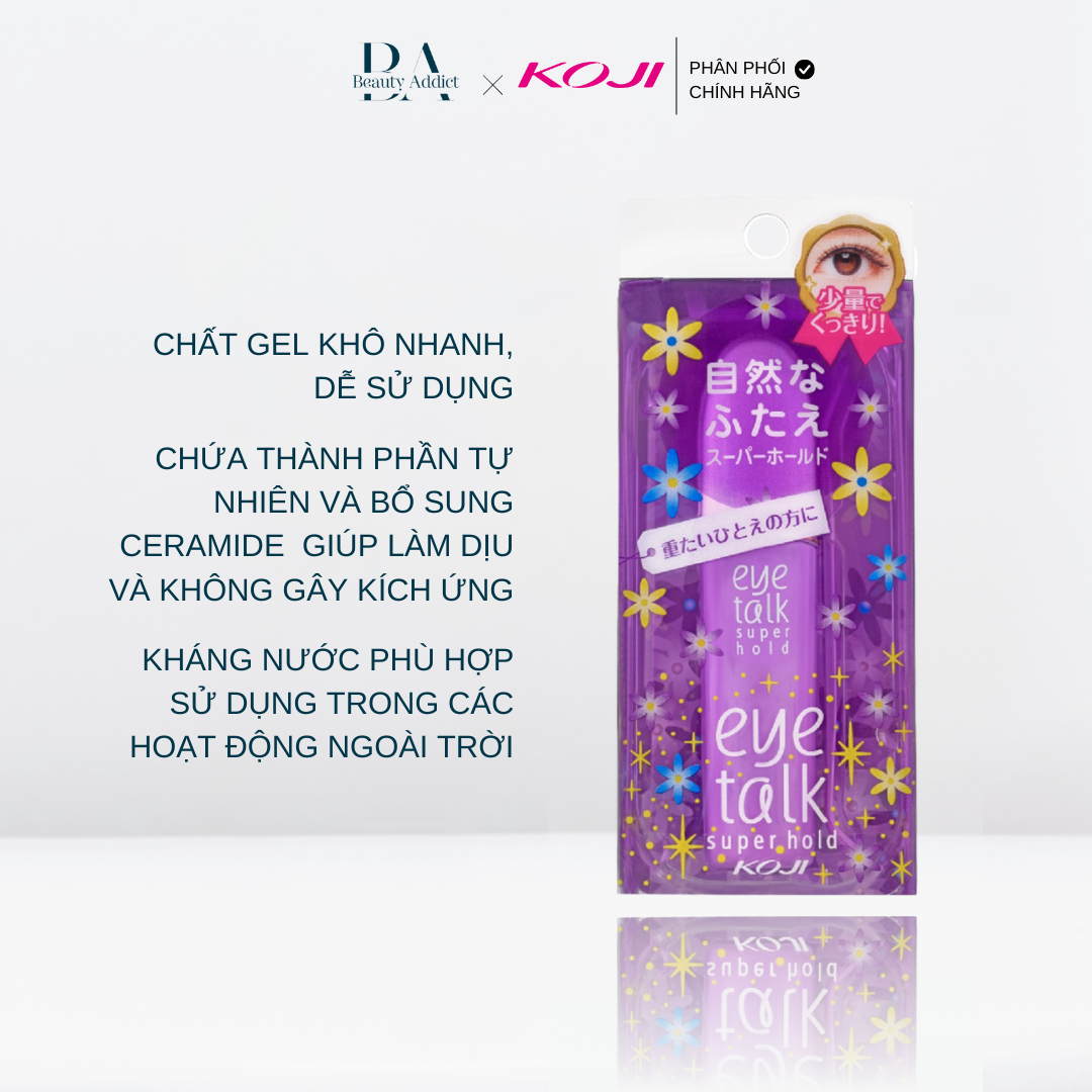 Keo dán mí KOJI EyeTalk Super Hold (dành cho mắt sụp mí nặng) - Beauty Addict