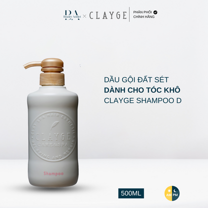 Dầu gội đất sét khoáng tự nhiên CLAYGE Shampoo D (tóc khô)