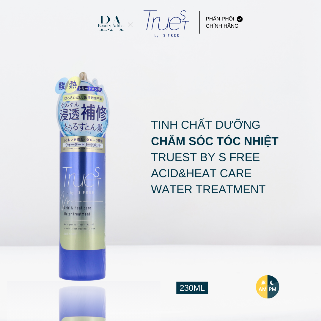 Tinh chất dưỡng chăm sóc tóc nhiệt Truest By S Free Acid&Heat Care Water Treatment - Beauty Addict