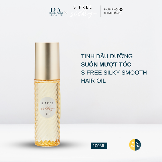 Tinh dầu dưỡng suôn mềm tóc S Free Silky Smooth Hair Oil - Beauty Addict