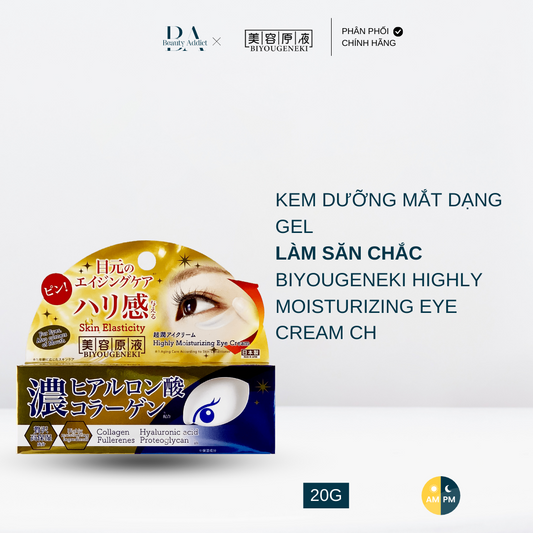 Kem dưỡng mắt làm săn chắc dạng gel BIYOUGENEKI Highly Moisturizing Eye Cream CH - Beauty Addict