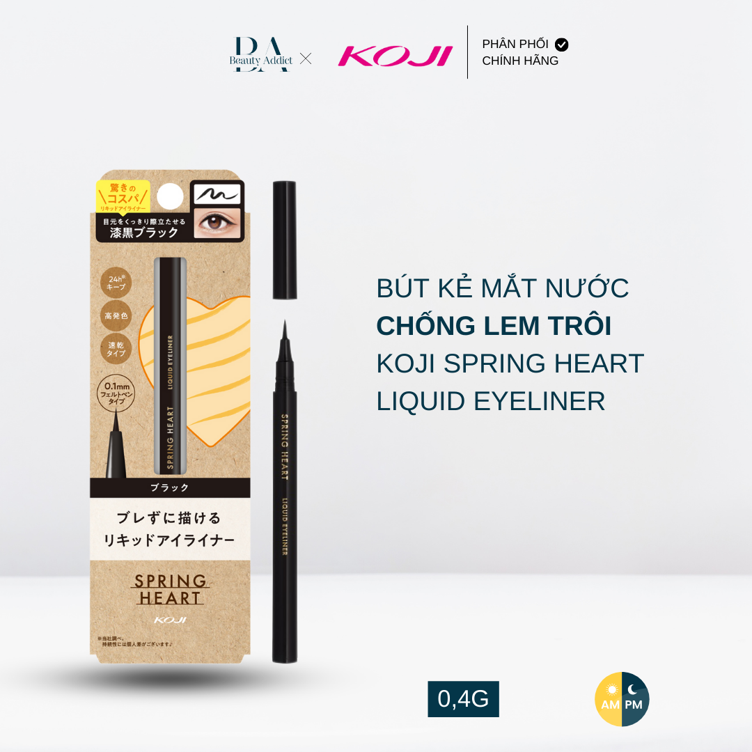 Bút kẻ mắt nước KOJI Spring Heart Liquid Eyeliner - Beauty Addict