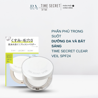 Phấn phủ TIME SECRET Clear Veil SPF24 - MSH - Beauty Addict