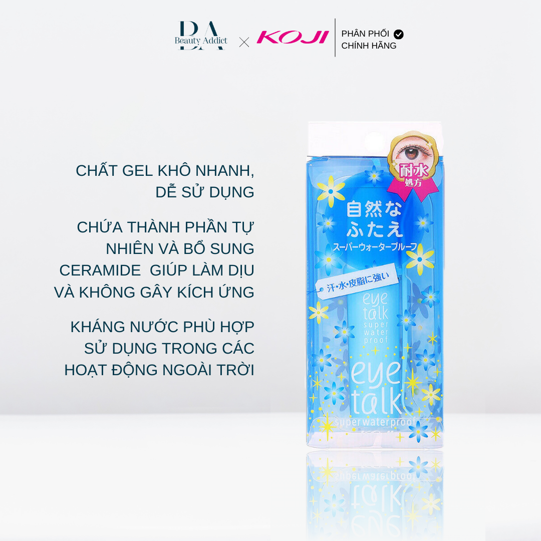 Keo dán mí chống nước KOJI EyeTalk Super Waterproof - Beauty Addict