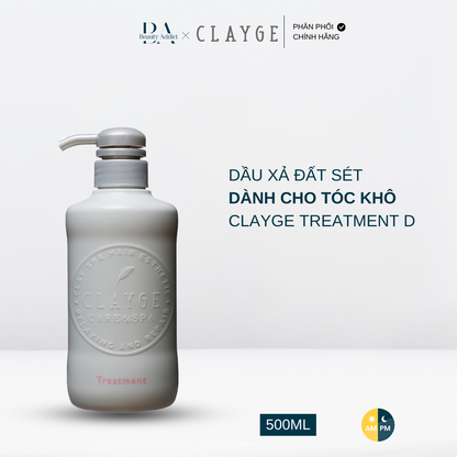 Dầu xả đất sét khoáng tự nhiên CLAYGE Treatment D (tóc khô)