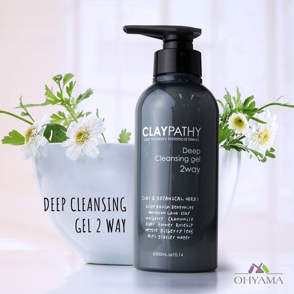 Gel tẩy trang đất sét thảo mộc CLAYPATHY Deep Cleansing Gel 300ml - Beauty Addict