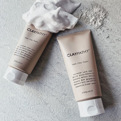 Sữa rửa mặt đất sét thảo mộc CLAYPATHY Herb Clay Foam 150g - Beauty Addict