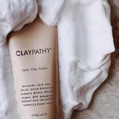 Sữa rửa mặt đất sét thảo mộc CLAYPATHY Herb Clay Foam 150g - Beauty Addict