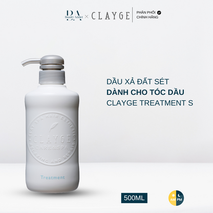 Dầu xả đất sét khoáng tự nhiên CLAYGE Treatment S (tóc dầu)