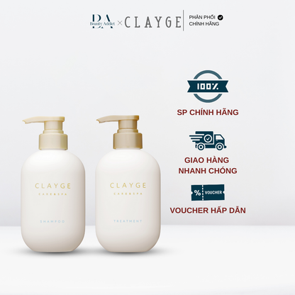 Dầu gội và dầu xả dưỡng ẩm và làm sạch CLAYGE SR