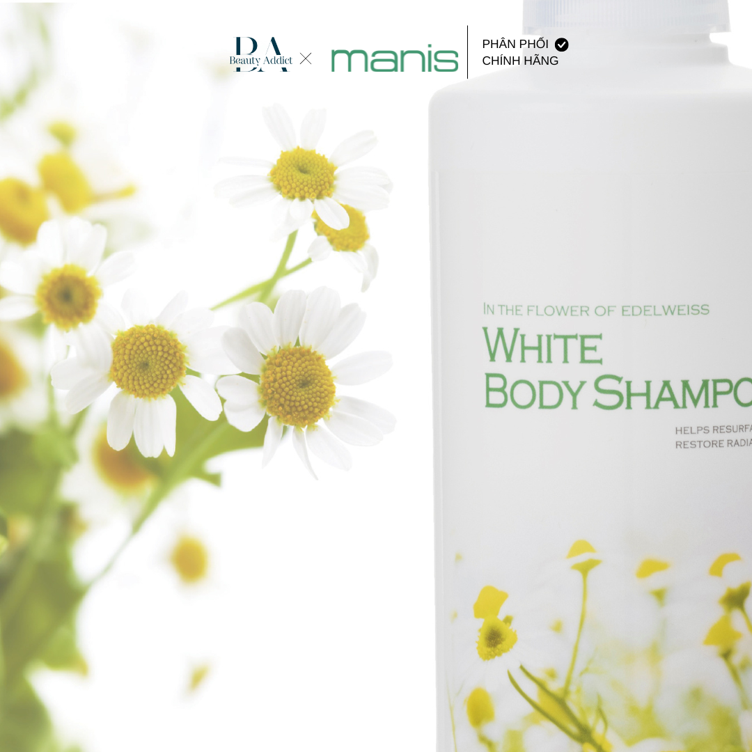 Sữa tắm trắng da manis White Body Shampoo 450ml - Beauty Addict