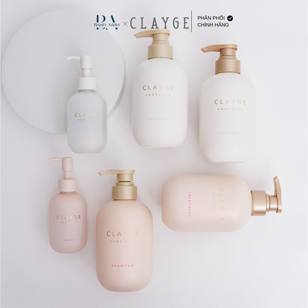 Dầu gội và dầu xả dưỡng ẩm suôn mượt CLAYGE M