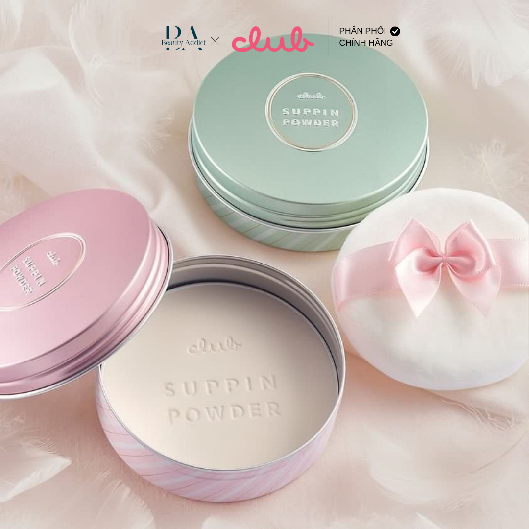 Phấn Phủ Dạng Nén Dưỡng Da Suppin Powder C - Beauty Addict