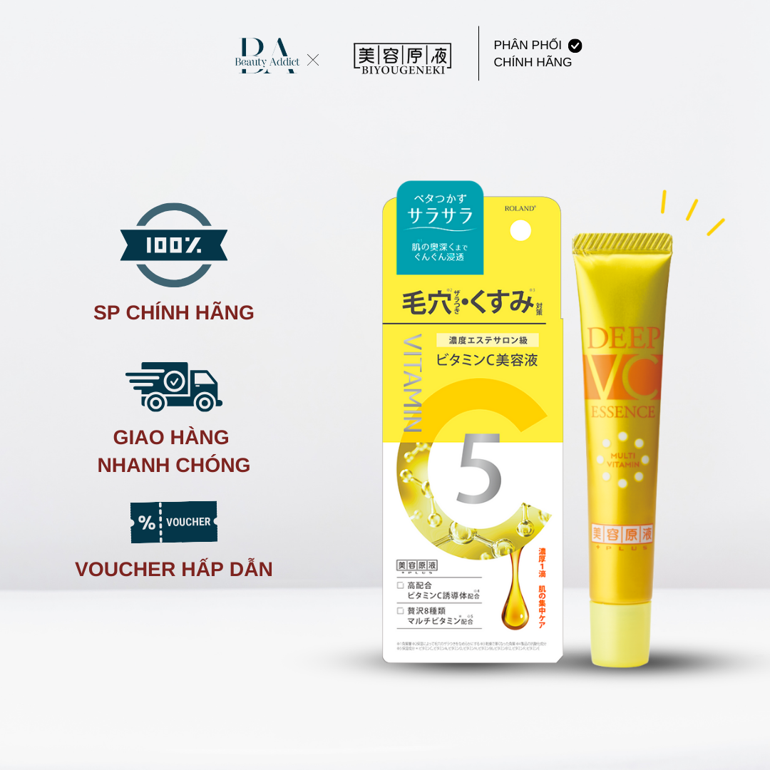 Tinh chất làm sáng da BIYOUGENEKI Vitamin C Essence N - Beauty Addict