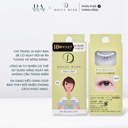 Mi giả dùng hằng ngày Koji Dolly Wink Easy Lash No.04 - Beauty Addict