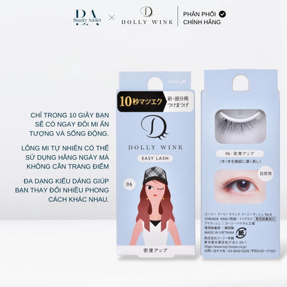 Mi giả dùng hằng ngày Koji Dolly Wink Easy Lash No.06 - Beauty Addict