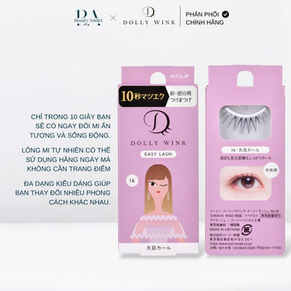 Mi giả dùng hằng ngày Koji Dolly Wink Easy Lash No.16 - Beauty Addict