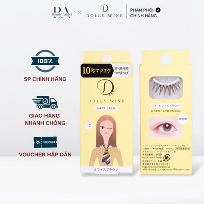 Mi giả dùng hằng ngày Koji Dolly Wink Easy Lash No.17 - Beauty Addict