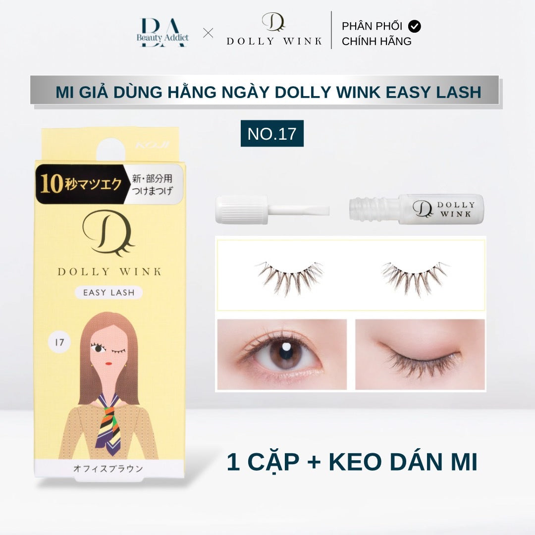 Mi giả dùng hằng ngày Koji Dolly Wink Easy Lash No.17 - Beauty Addict