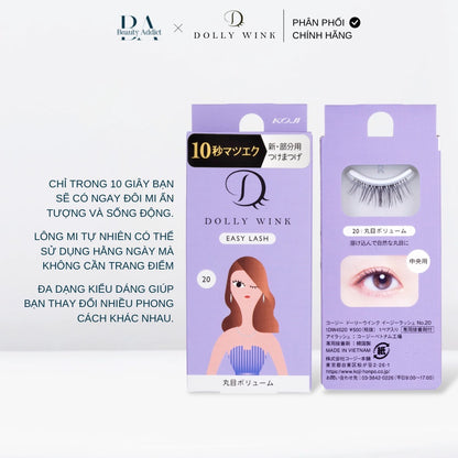 Mi giả dùng hằng ngày Koji Dolly Wink Easy Lash No.20 - Beauty Addict