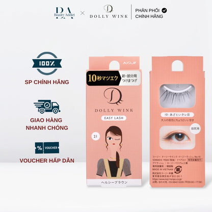 Mi giả dùng hằng ngày Koji Dolly Wink Easy Lash No.21 - Beauty Addict