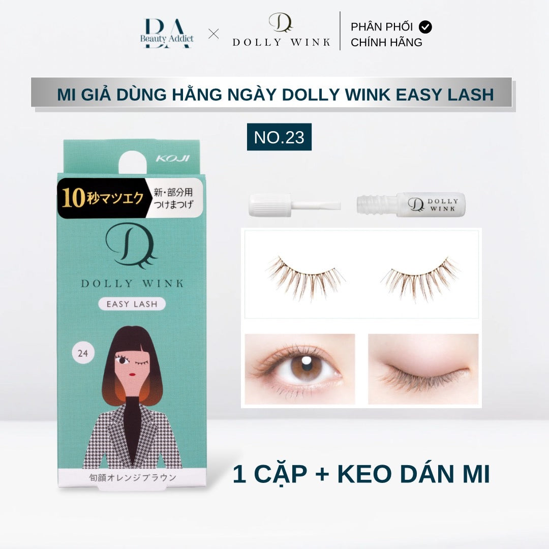 Mi giả dùng hằng ngày Koji Dolly Wink Easy Lash No.24 - Beauty Addict