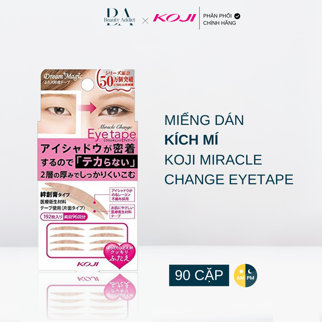 Miếng dán kích mí KOJI Miracle Change Eyetape - Beauty Addict