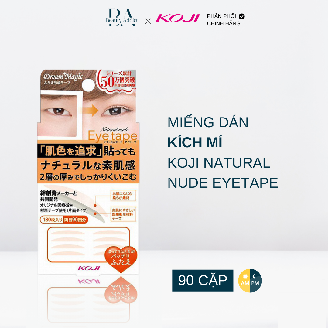 Miếng dán kích mí KOJI Natural Nude Eyetape - Beauty Addict