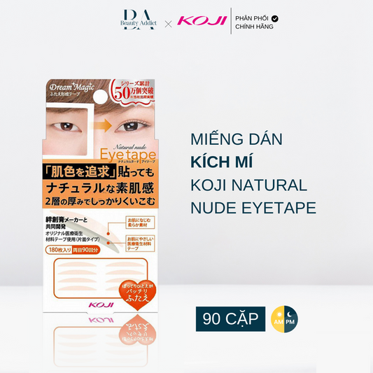 Miếng dán kích mí KOJI Natural Nude Eyetape - Beauty Addict