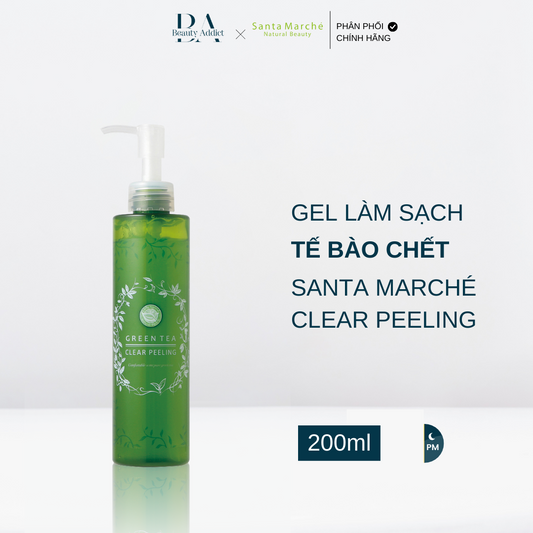 Gel làm sạch da chết Santa Marché Green Tea Clear Peeling