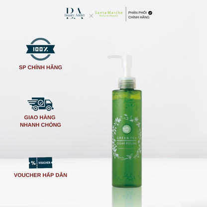 Gel làm sạch da chết Santa Marché Green Tea Clear Peeling